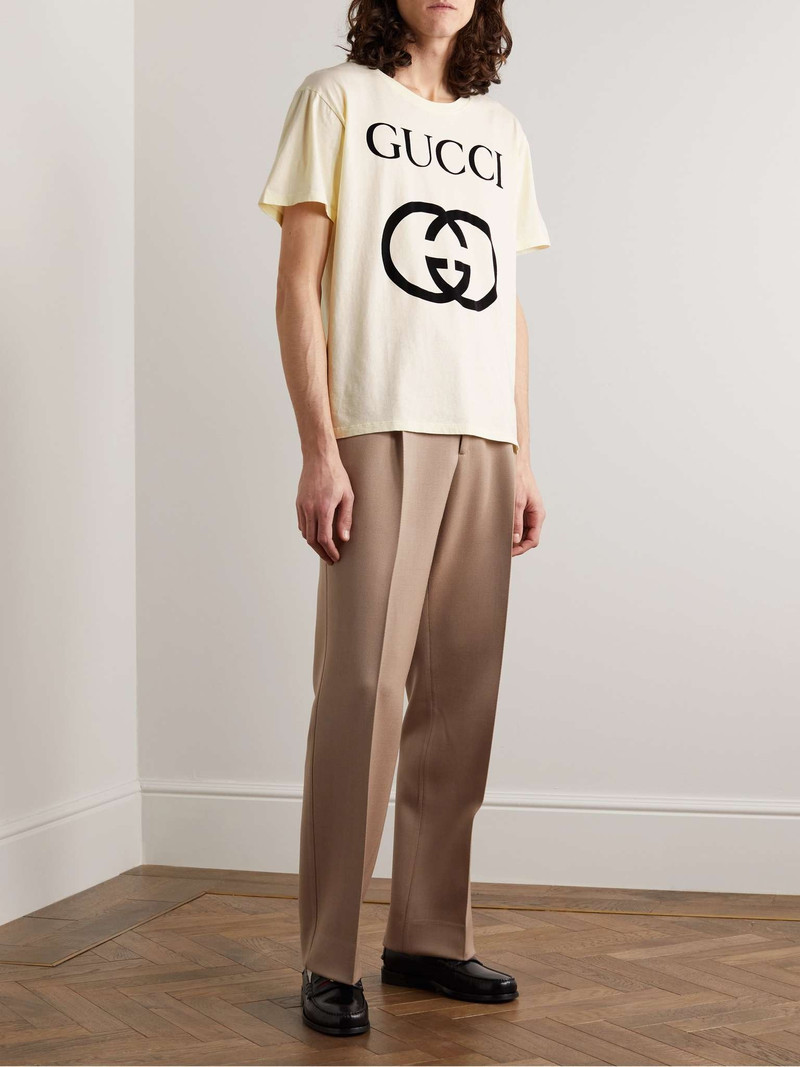 GUCCI Logo-Print Cotton-Jersey T-Shirt outlook