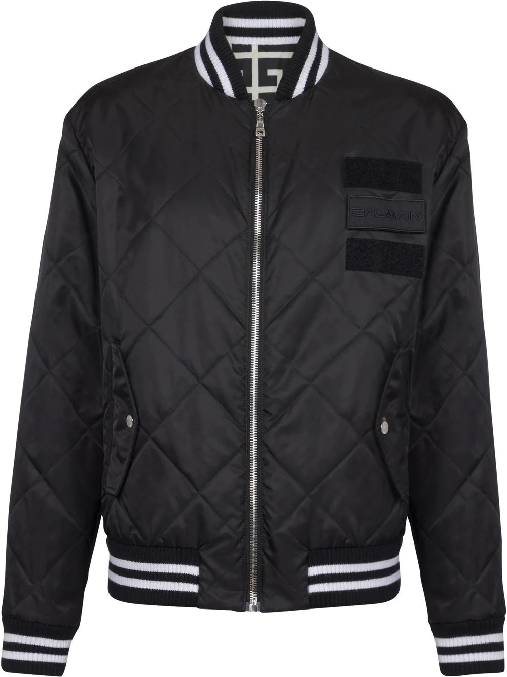 quilted bomber jacket - 1