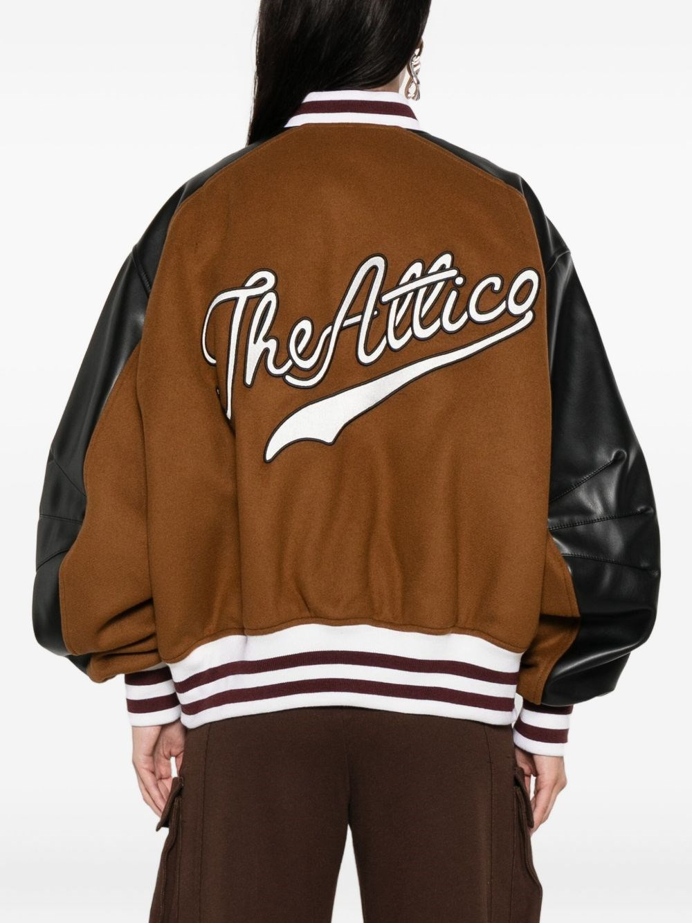 Twill wool cloth bomber jacket - 3