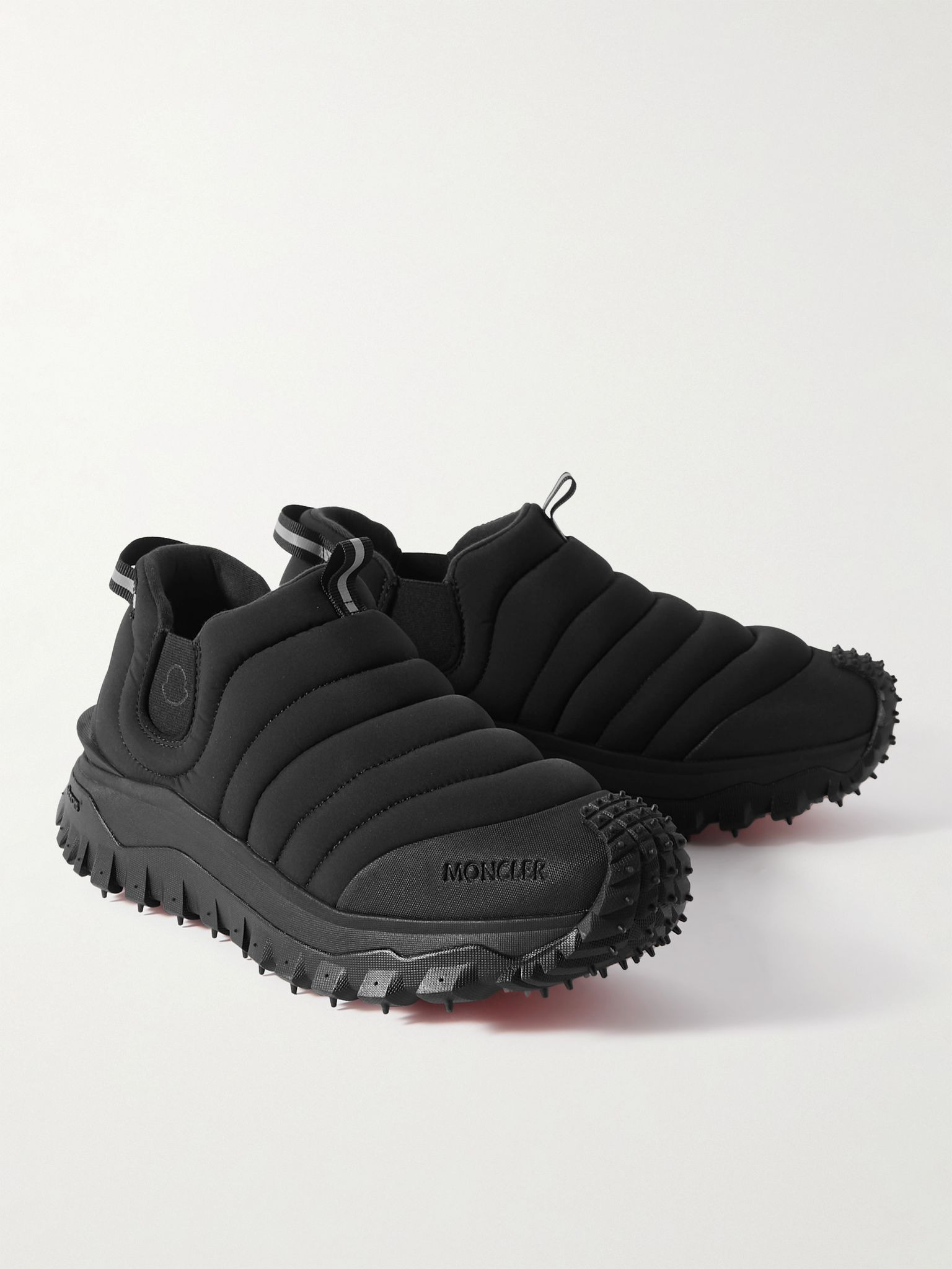 Trailgrip Après Quilted Shell Slip-On Sneakers Black - 4