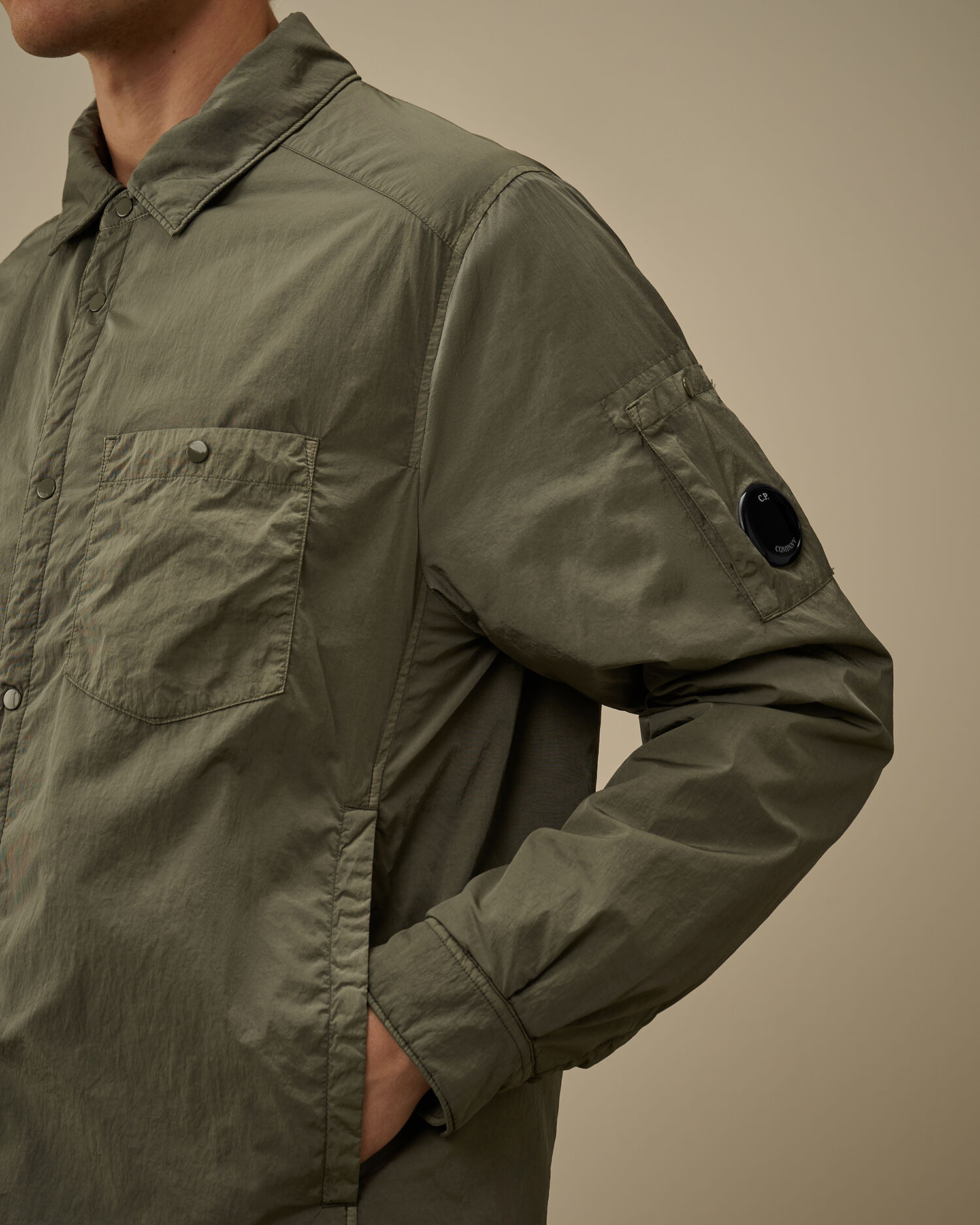 Chrome-R Lens Button Overshirt - 5