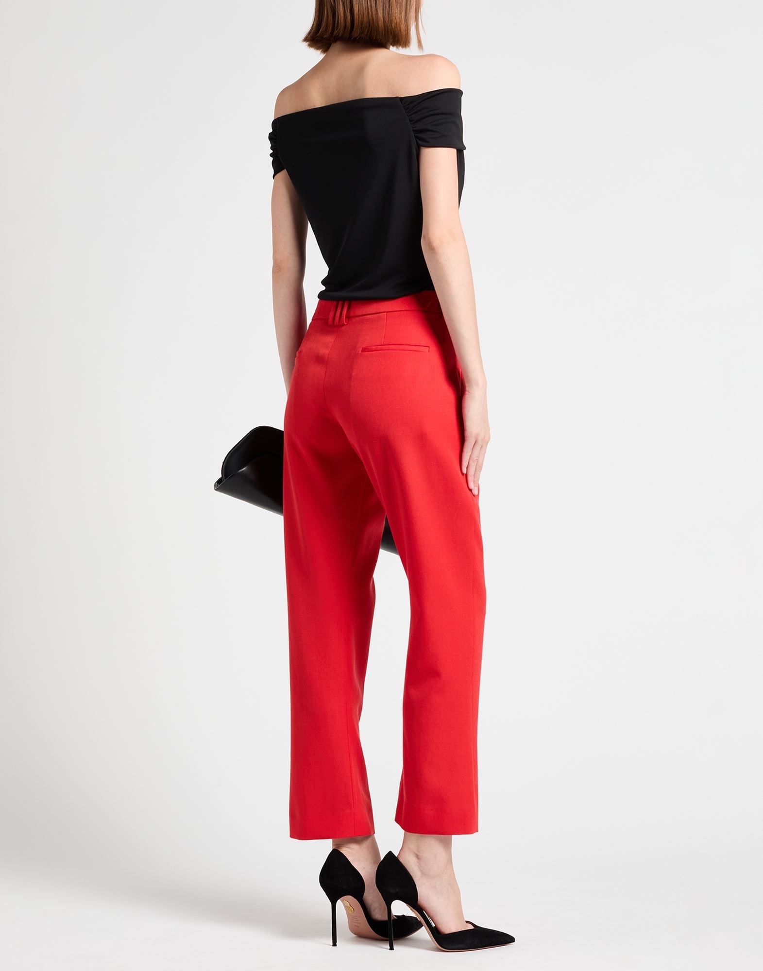 Red Women's Casual Pants - 4