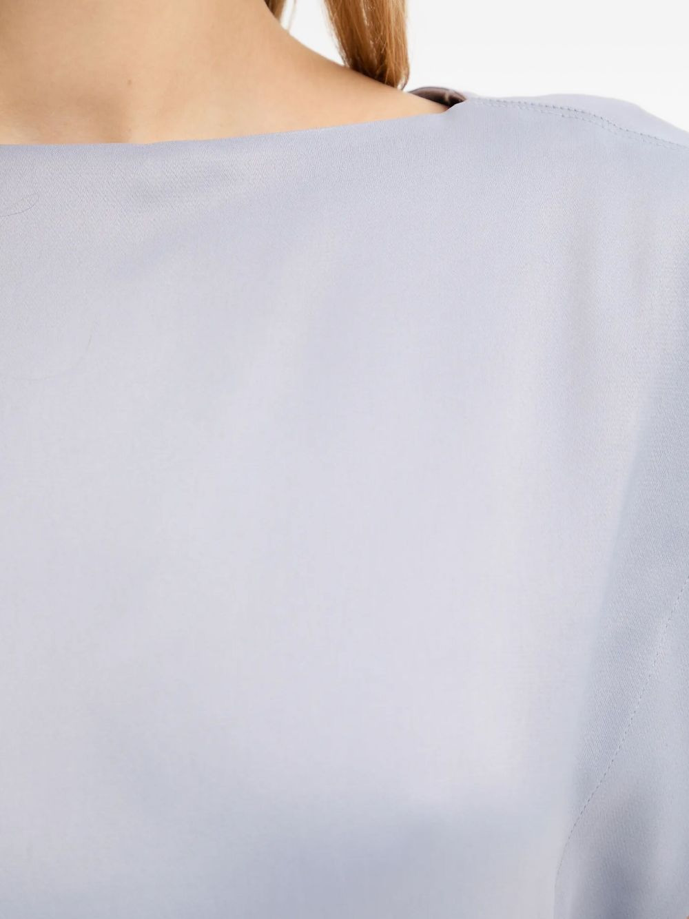 short-sleeve zipped blouse - 5