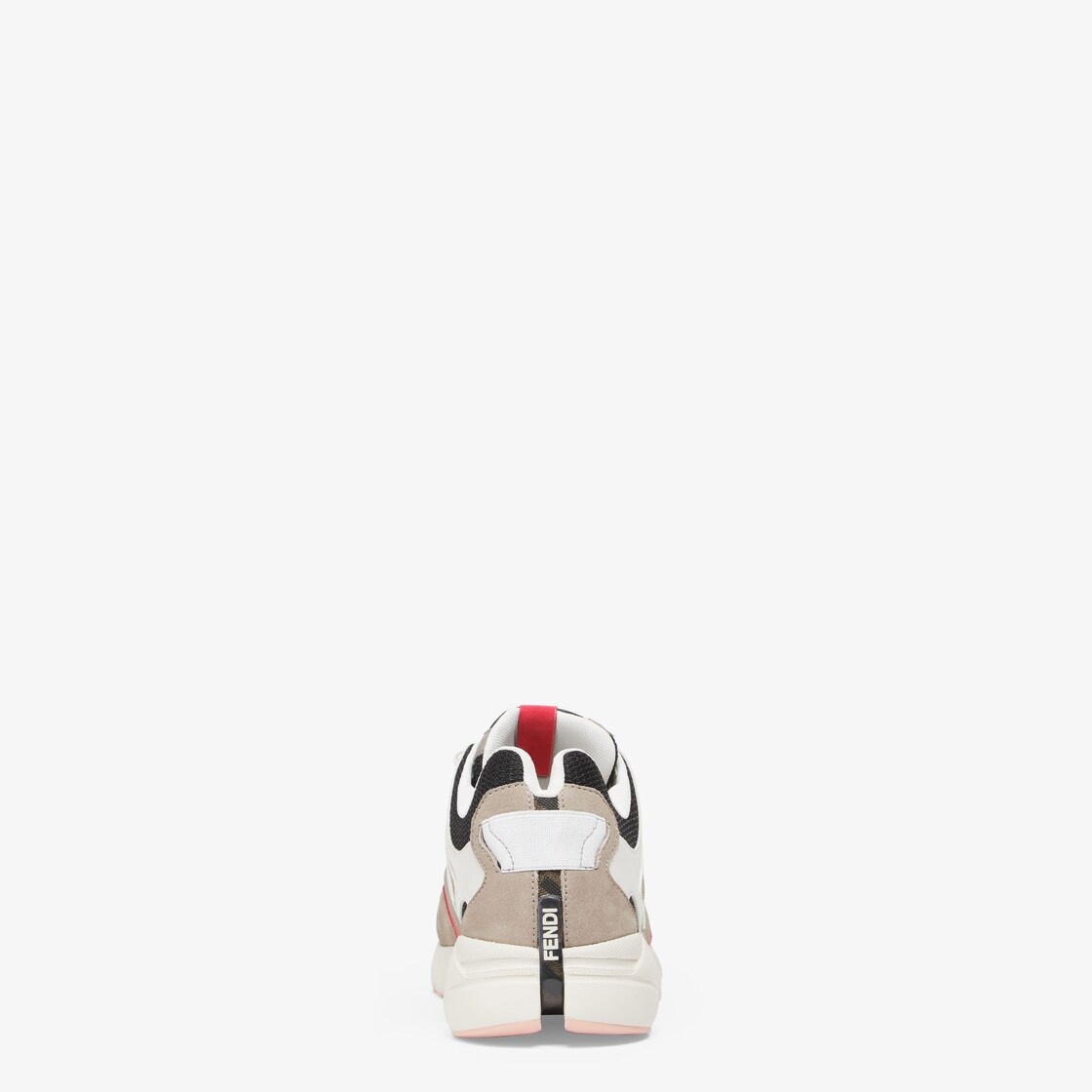 Beige nubuck leather low-tops - 3