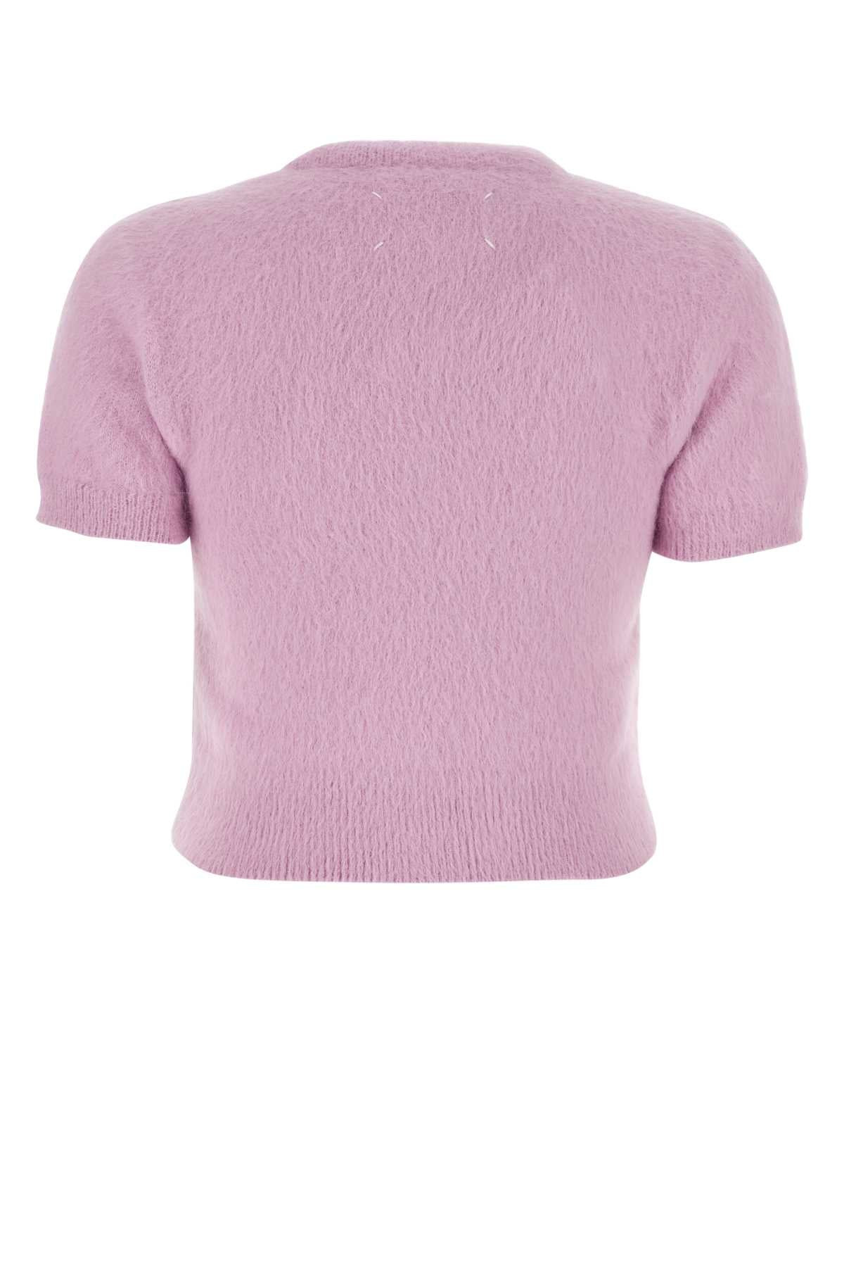 Maison Margiela Women Lilac Angora Blend Cardigan - 2