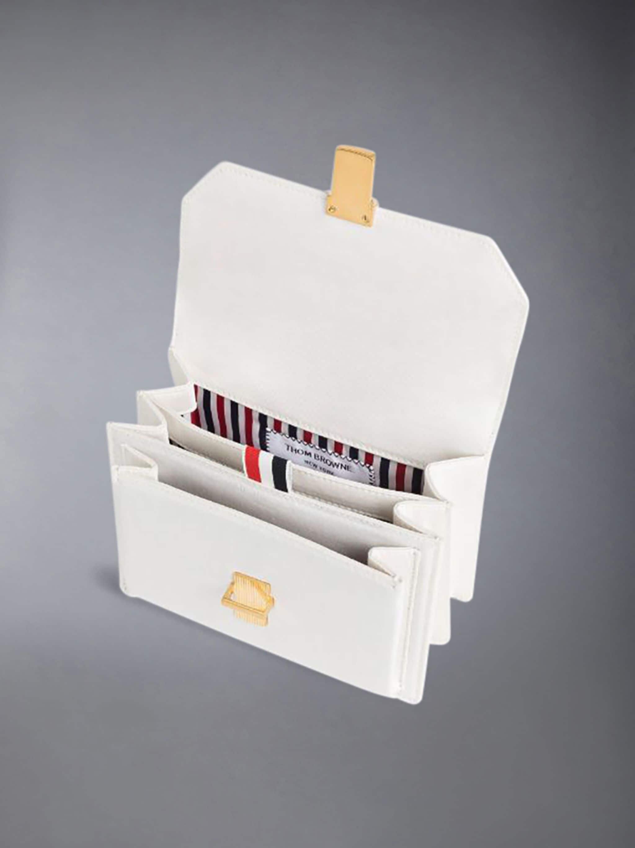 Taffeta Metal Handle Mini School Bag - 5