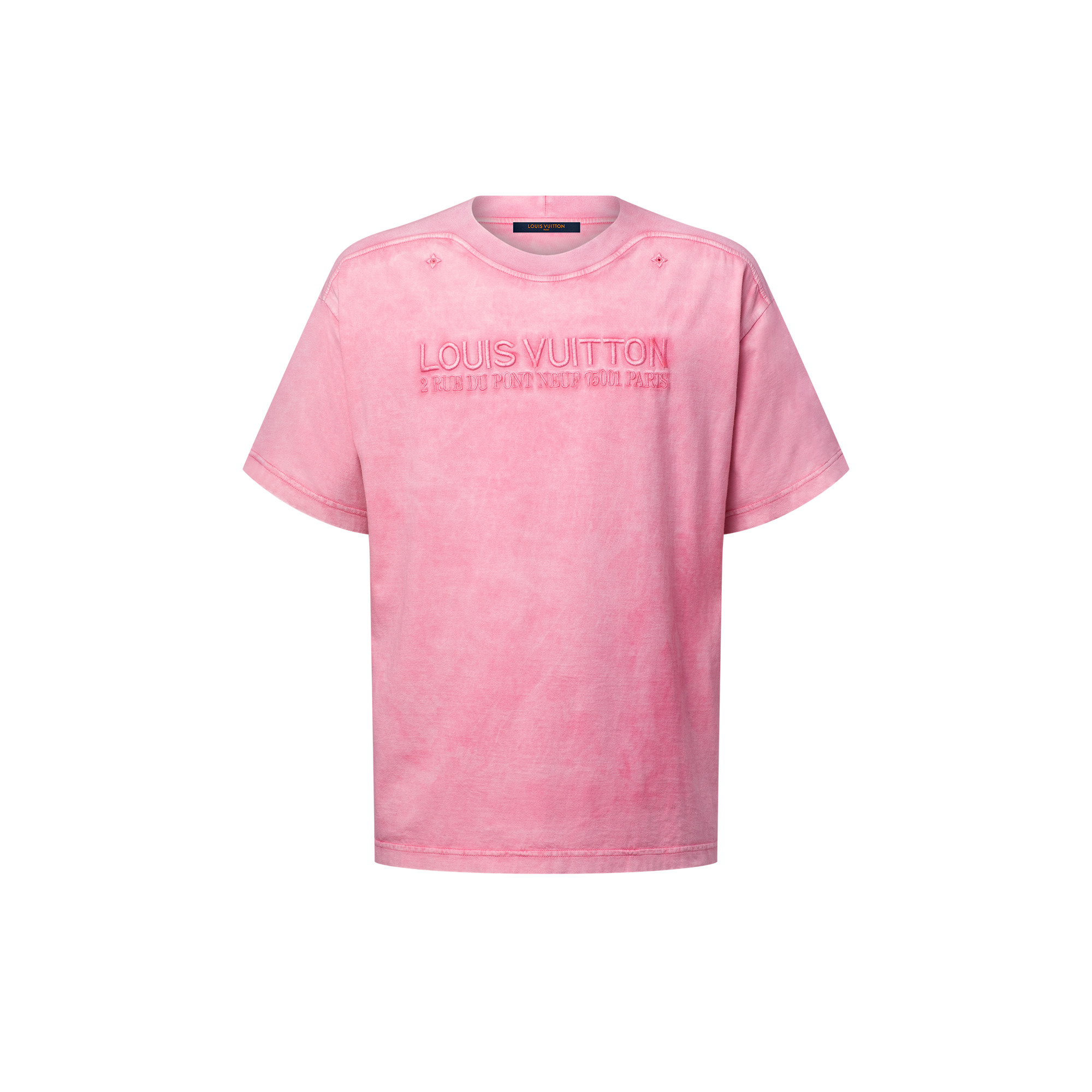 【Louis Vuitton】ウォッシュドリブTシャツ ピンク LV Pink Washed Ribbed T-Shirt – The Drop