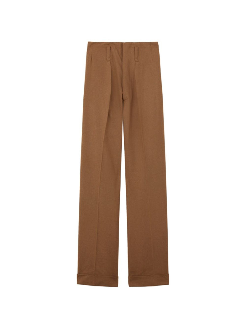 Farrah pleated high-waisted trousers 1