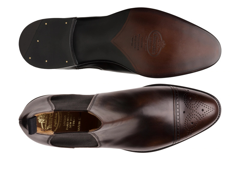 Viscount
Calf Leather Brogue Boot Ebony 3