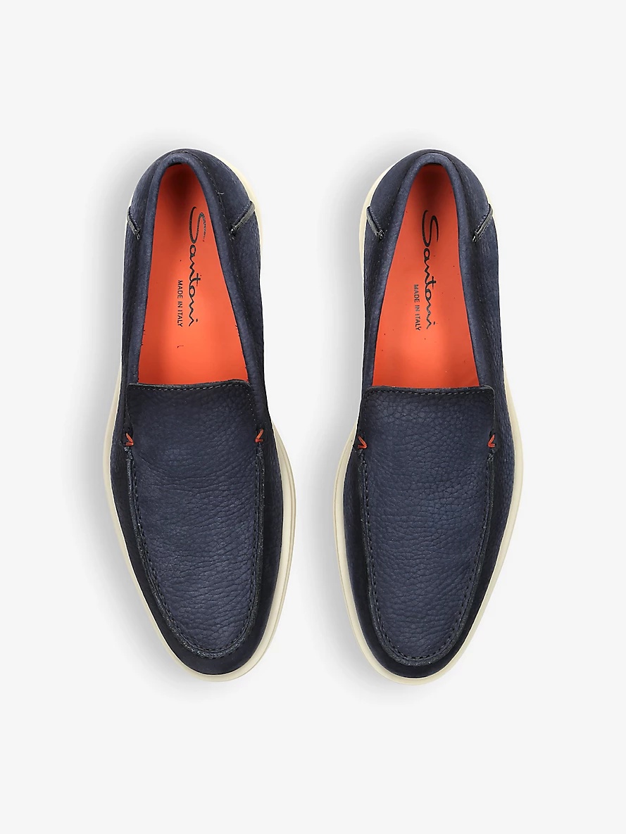 Detroit contrast-sole leather loafers - 2