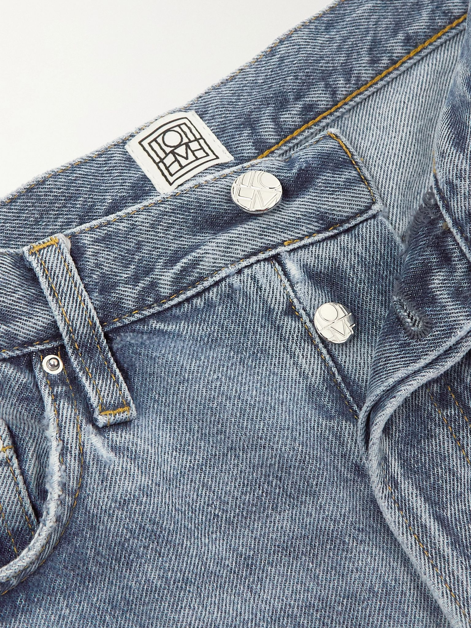 + NET SUSTAIN Classic Cut high-rise straight-leg organic jeans Mid denim - 5