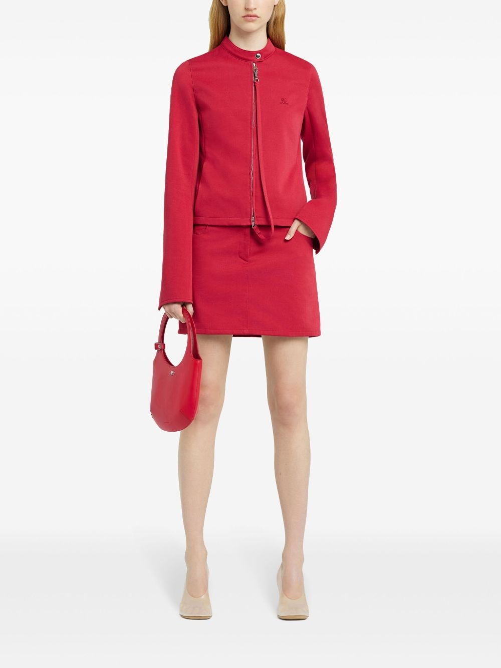 appliqué jacket - 2