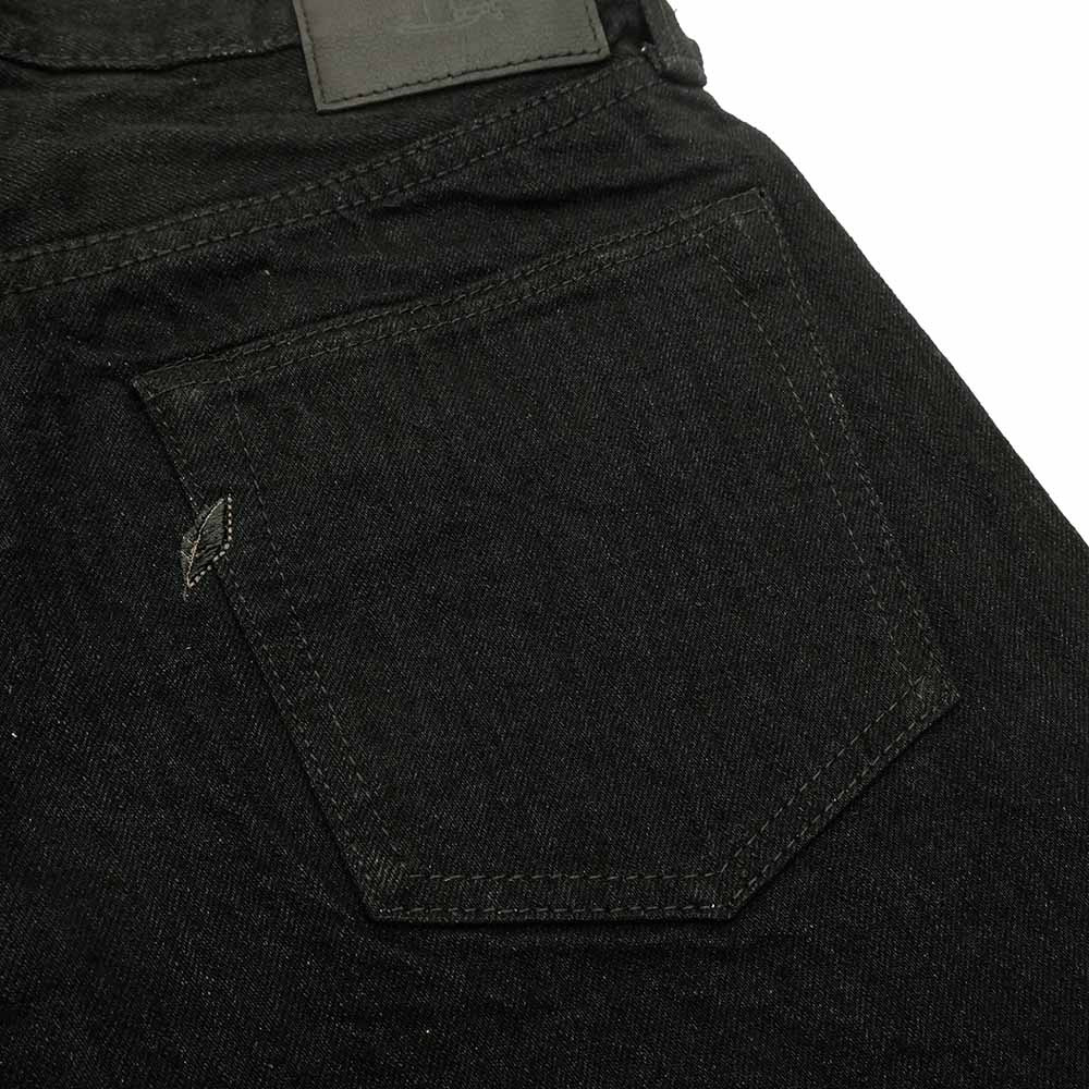 14oz. Double Black Denim - Relaxed Tapered - XX-019-BK - 9