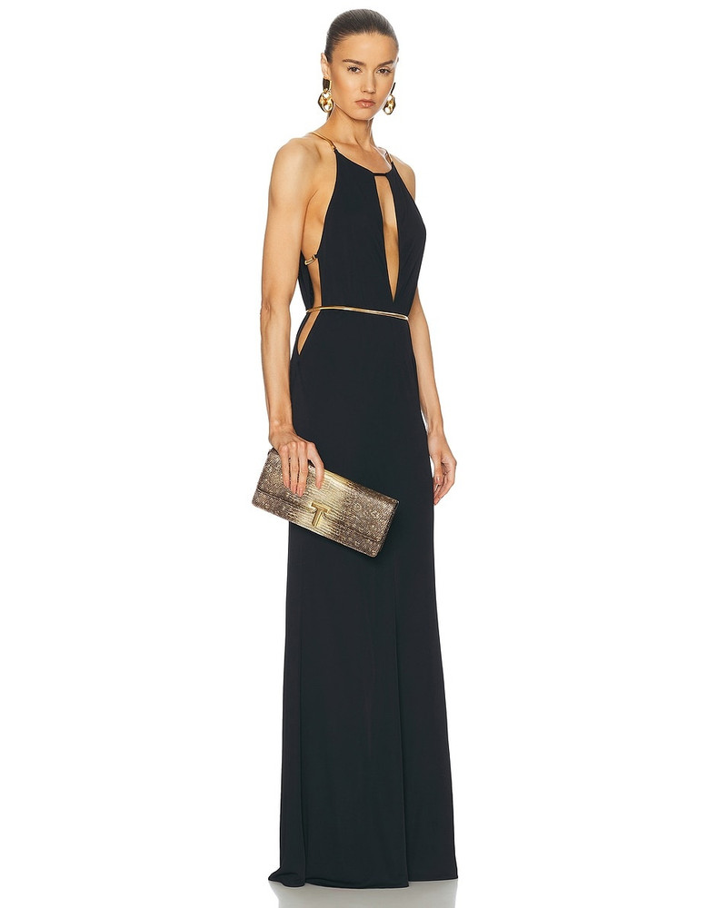 TOM FORD Tejus Two Tone Wallis Clutch outlook