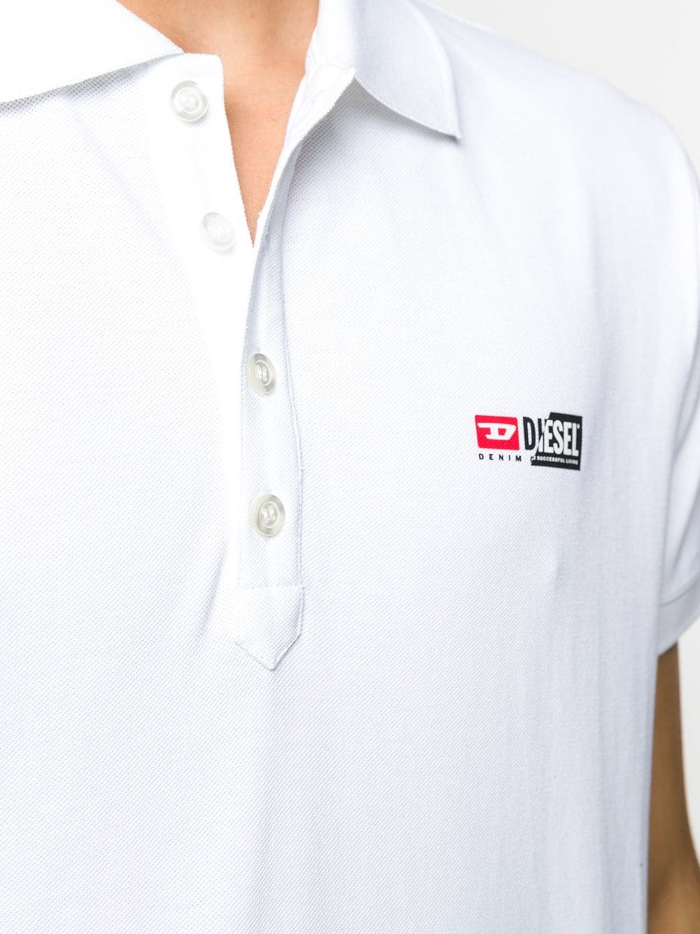 logo print shortsleeved polo shirt - 5