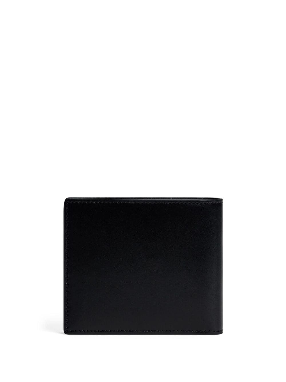 logo-print leather wallet - 2