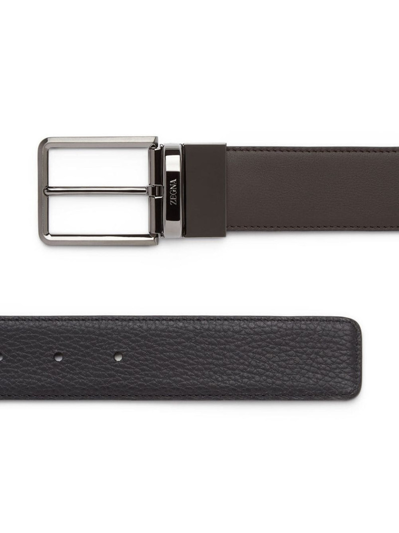 ZEGNA reversible leather belt outlook
