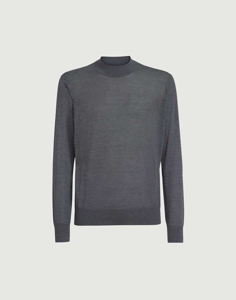 Silk and cotton lightweight sweater 1