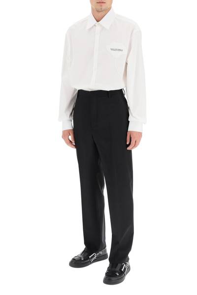 Valentino WOOL AND MOHAIR FORMAL TROUSERS outlook