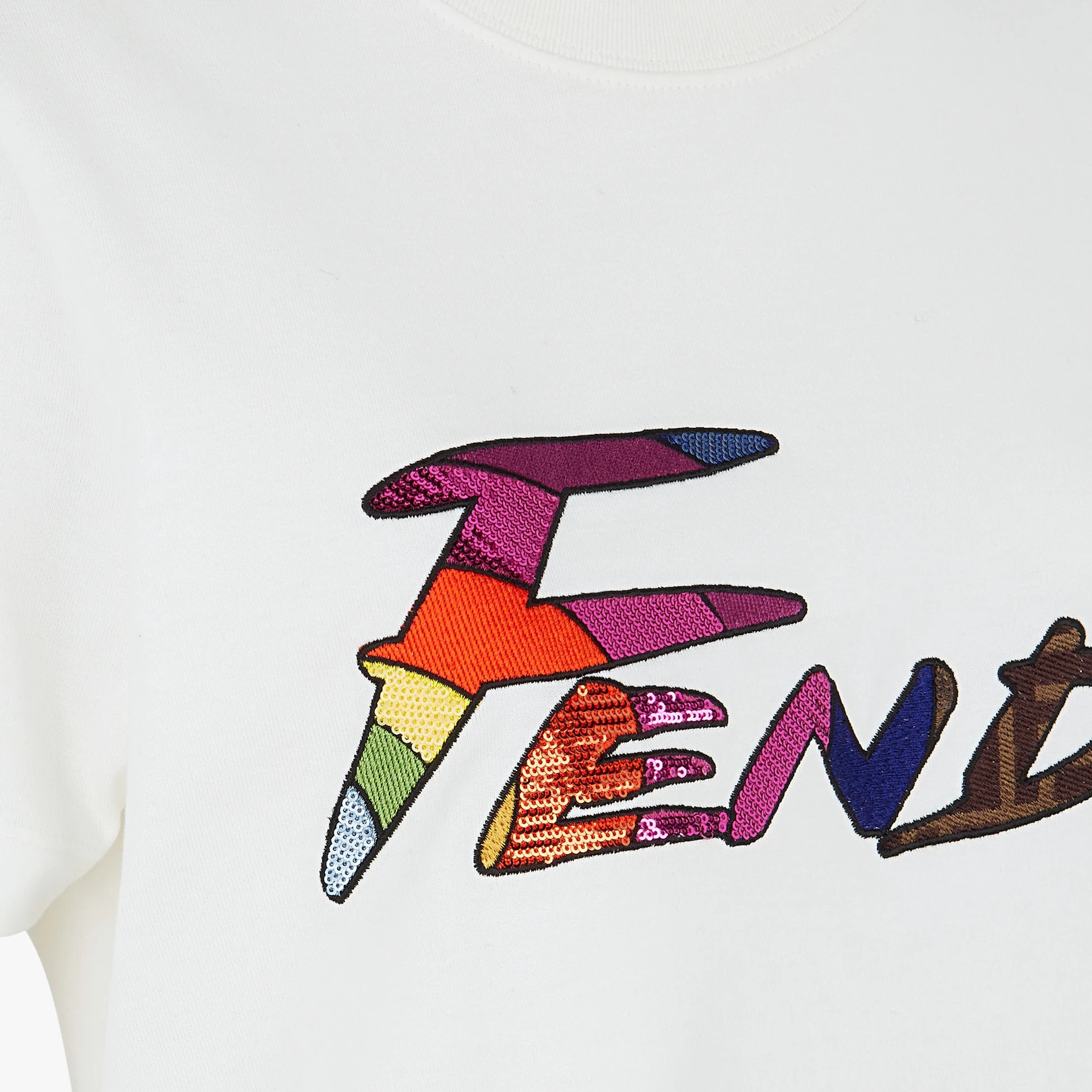 White cotton T-shirt - 3