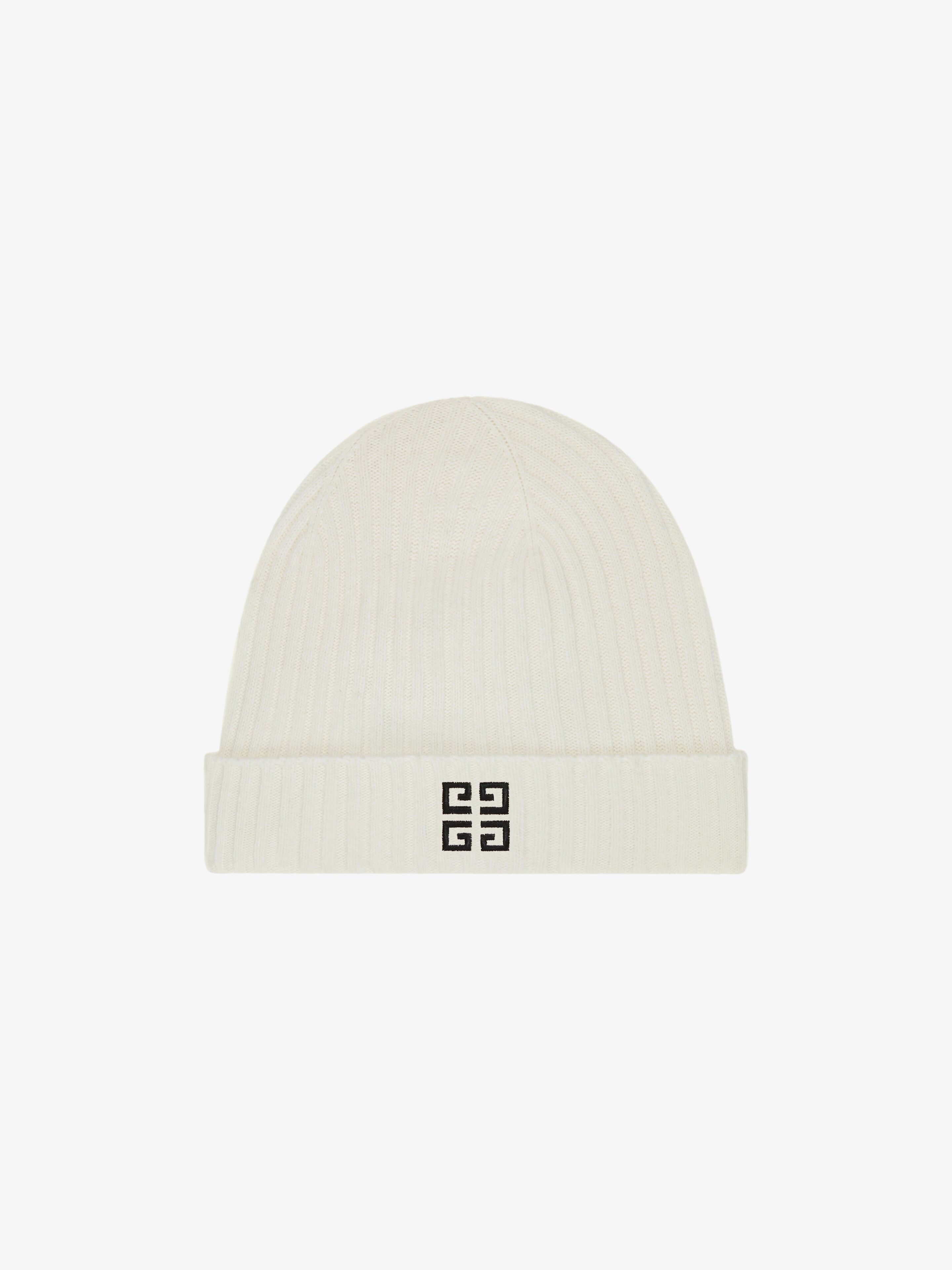 GIVENCHY 4G BEANIE IN WOOL AND CASHMERE - 3