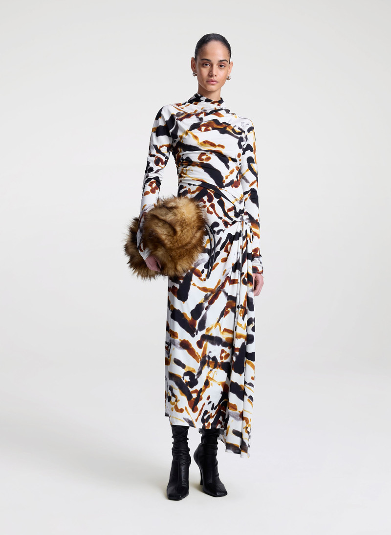 Lia Jersey Printed Maxi Dress 4