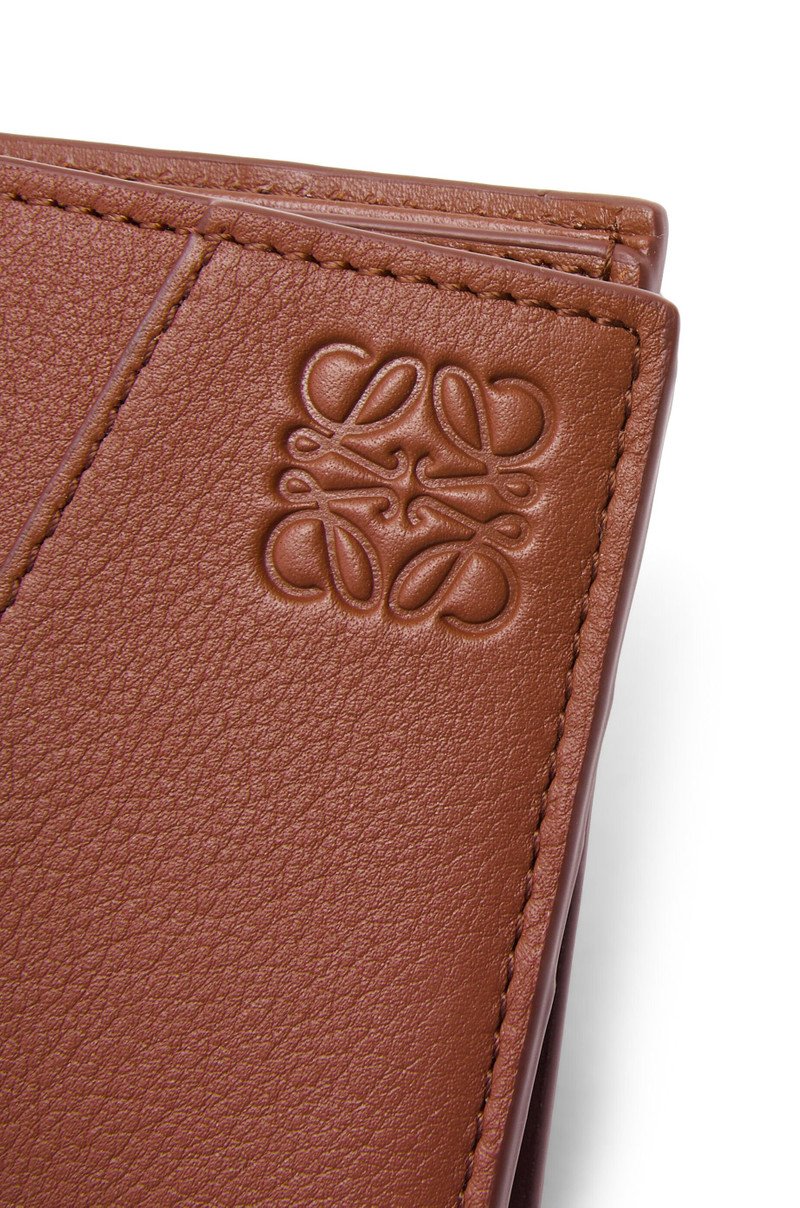 Puzzle bifold wallet in classic calfskin 5