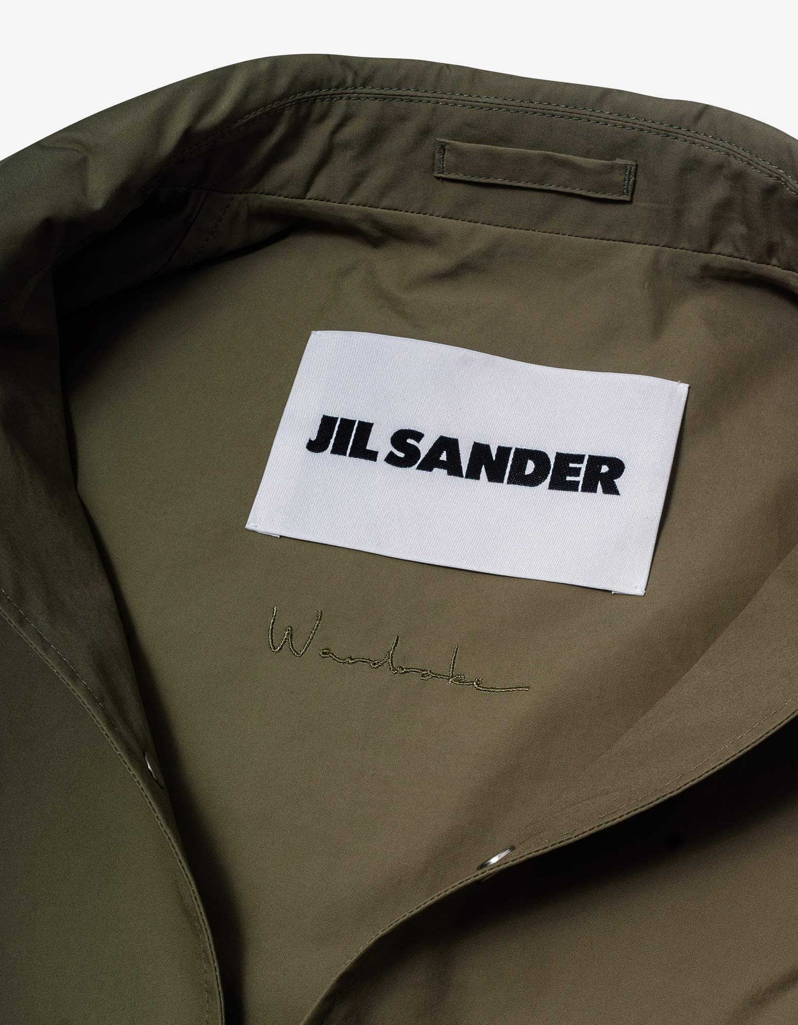 Jil Sander Green Logo Blouson - 5