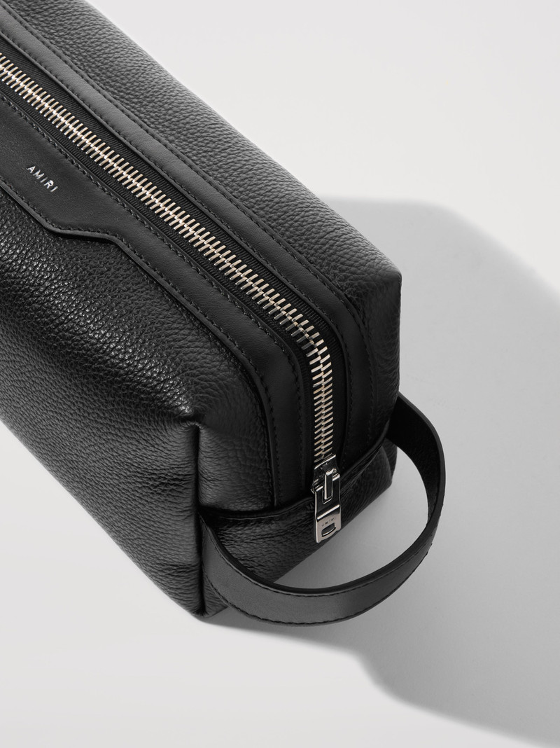 GLOVE LEATHER DOPP KIT 4