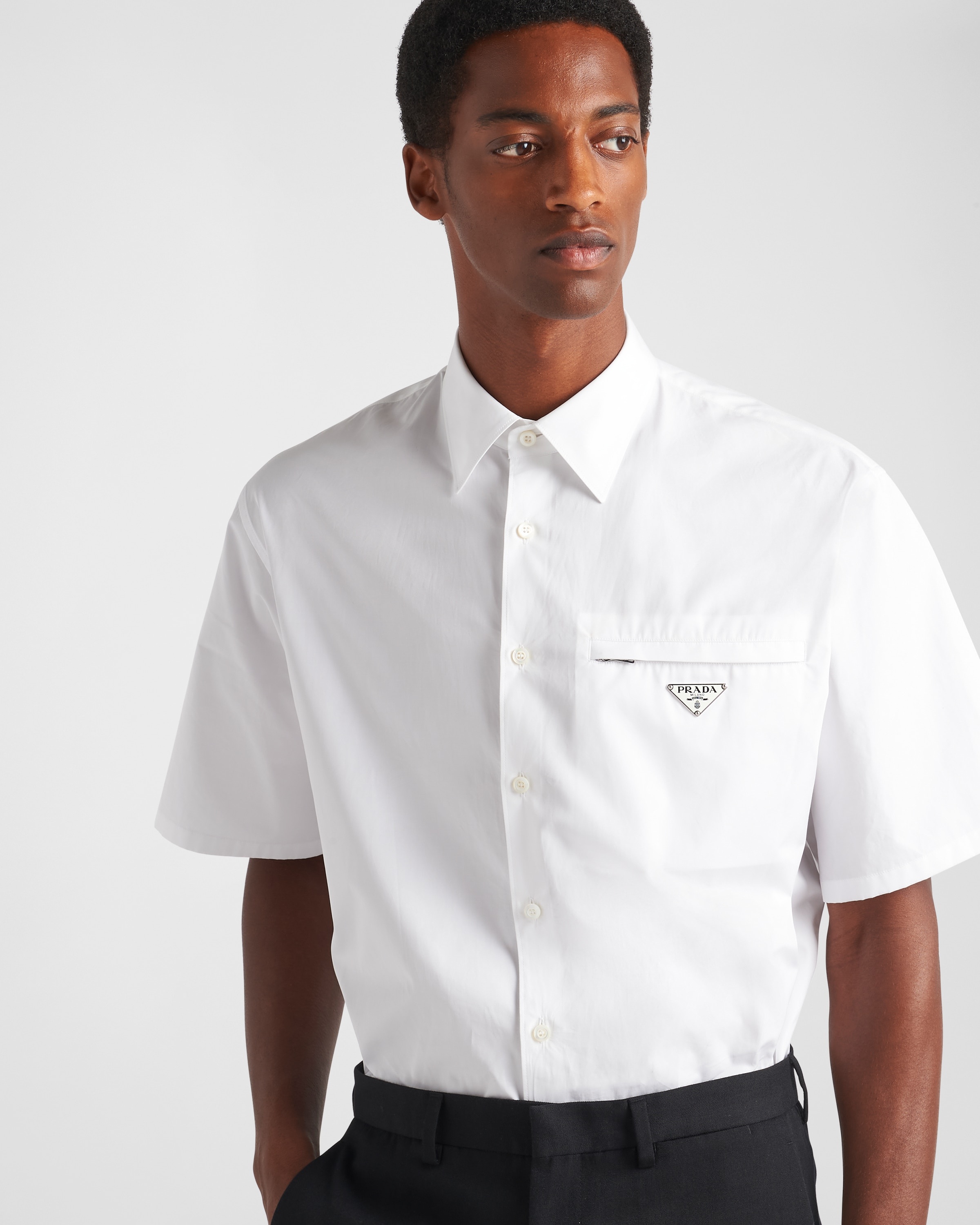 Short-sleeved cotton shirt - 4