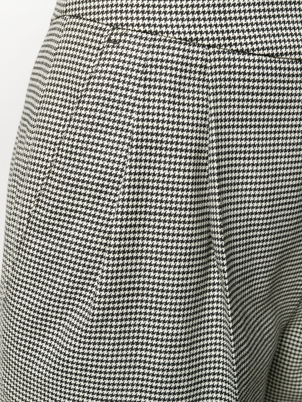 micro houndstooth high-waisted trousers - 5