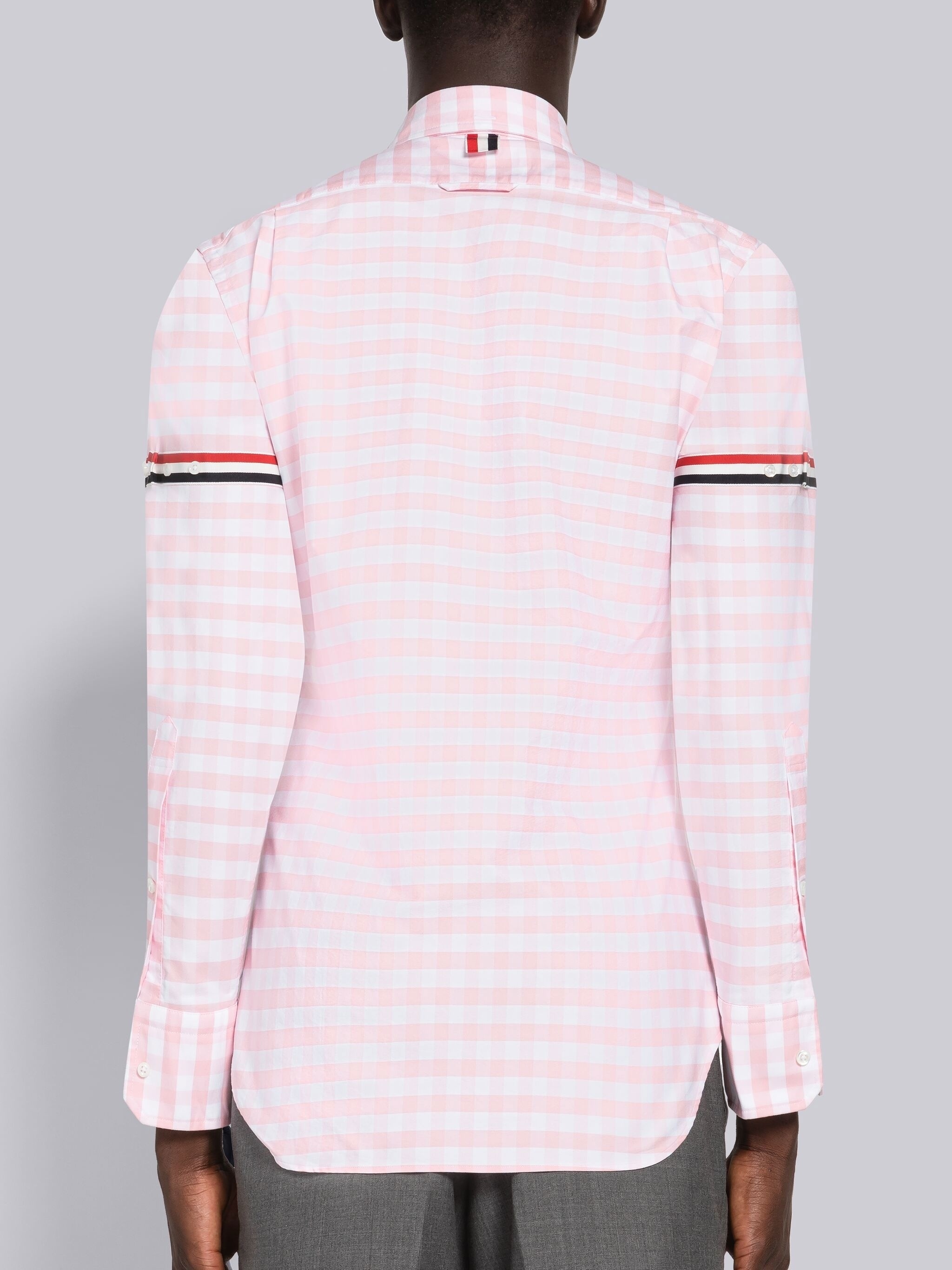 Gingham Oxford Armband Classic Shirt - 4