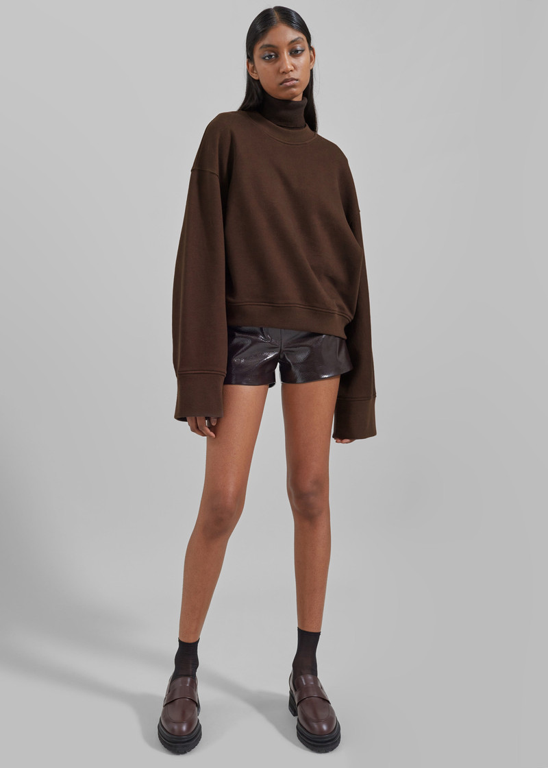 Talia Sweatshirt - Brown 6
