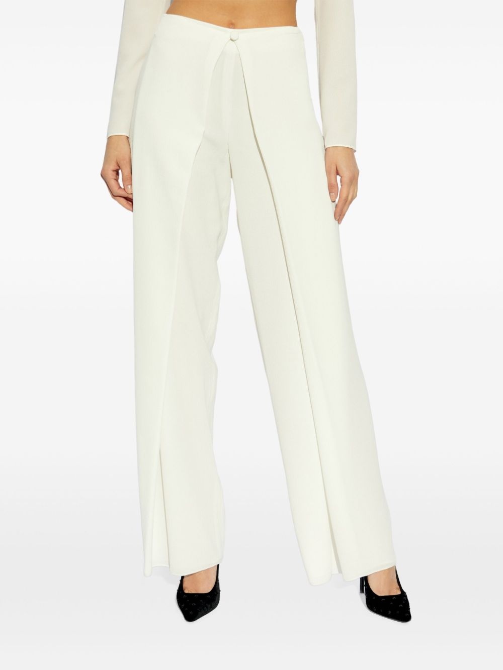 layered-design trousers - 2