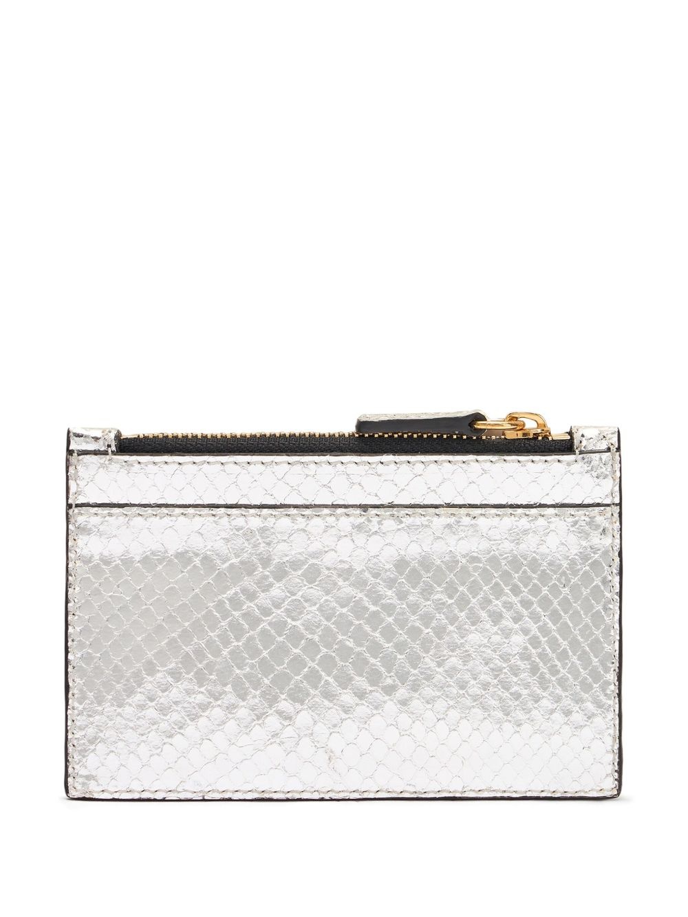 metallic-leather card holder - 2