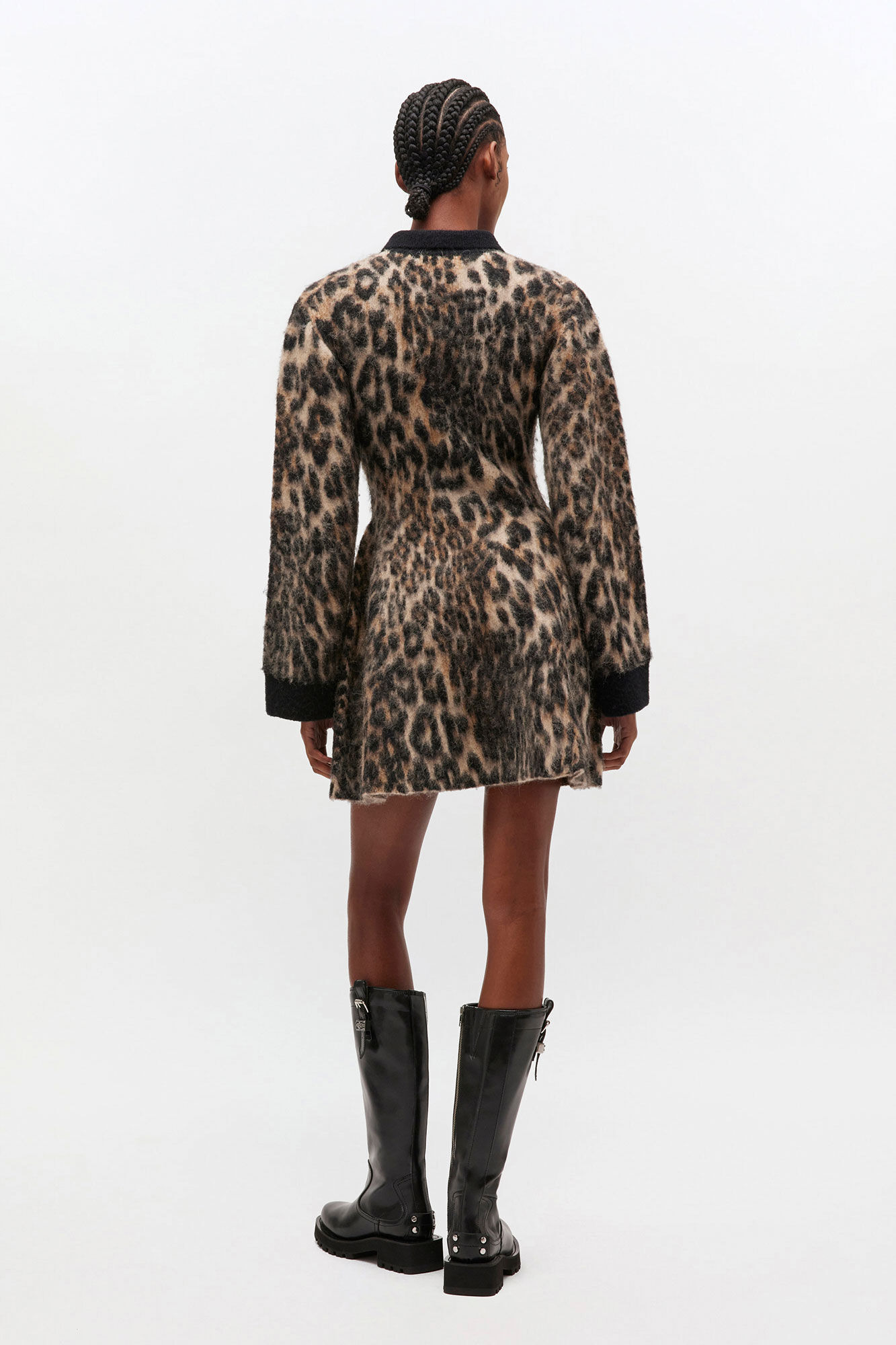 LEOPARD POLO DRESS - 3