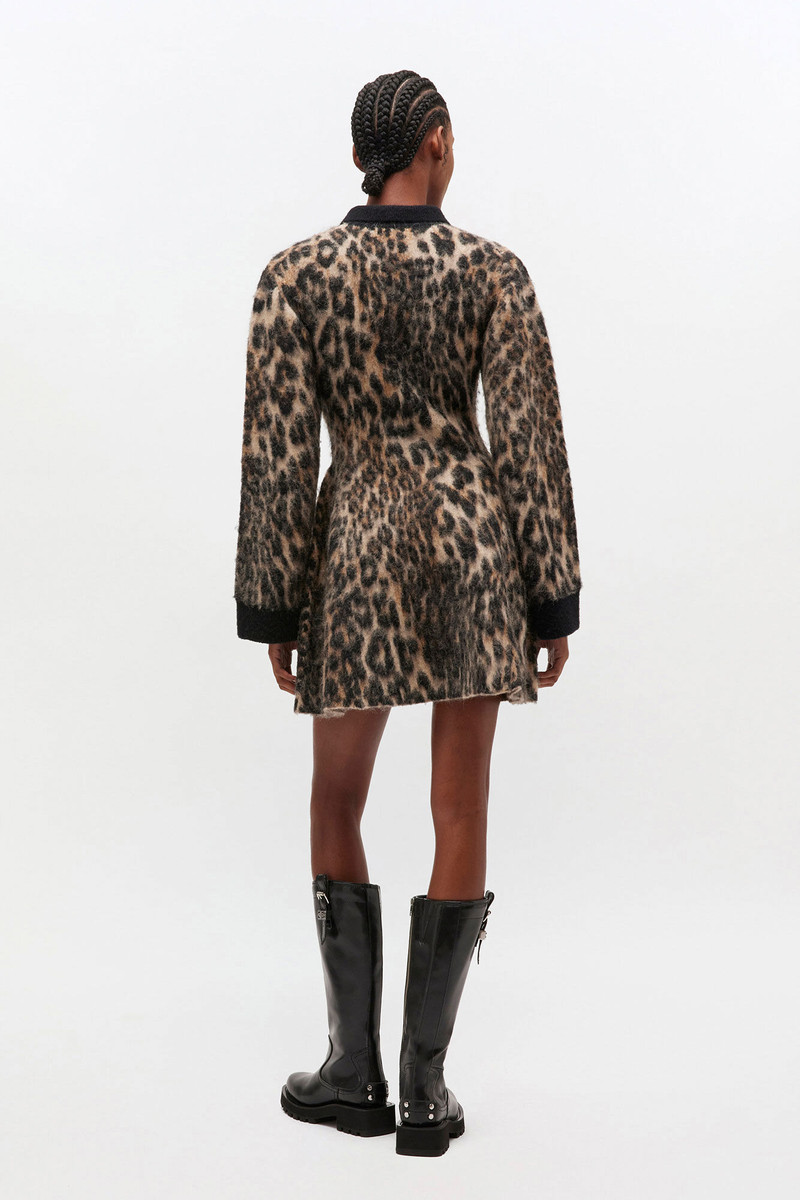 LEOPARD POLO DRESS 3