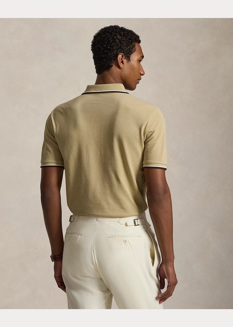 Classic Fit Mesh Polo Shirt 4