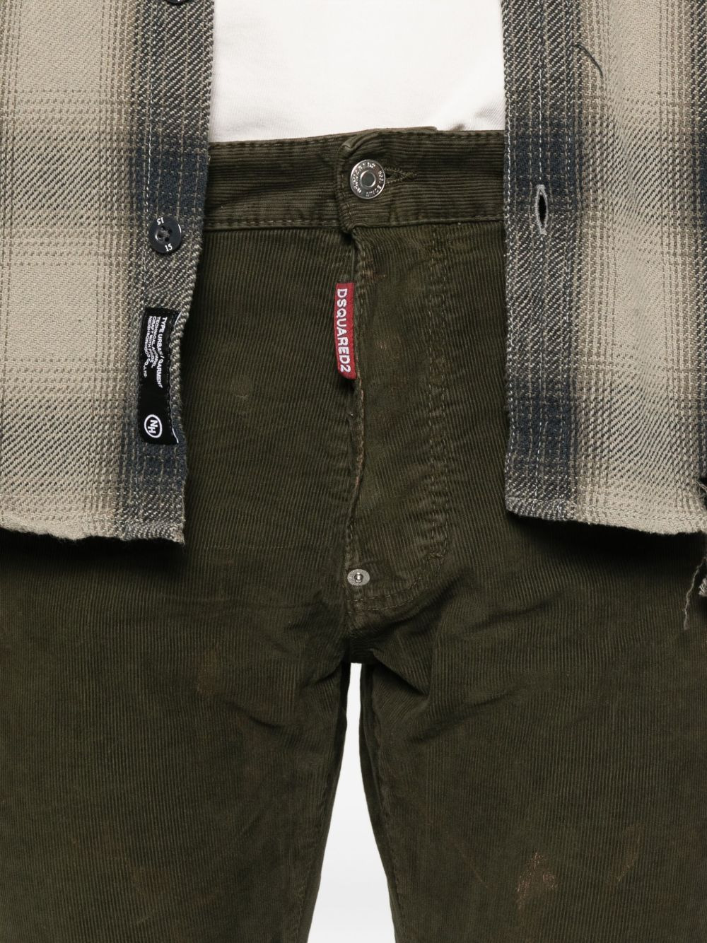 corduroy slim-fit jeans - 5
