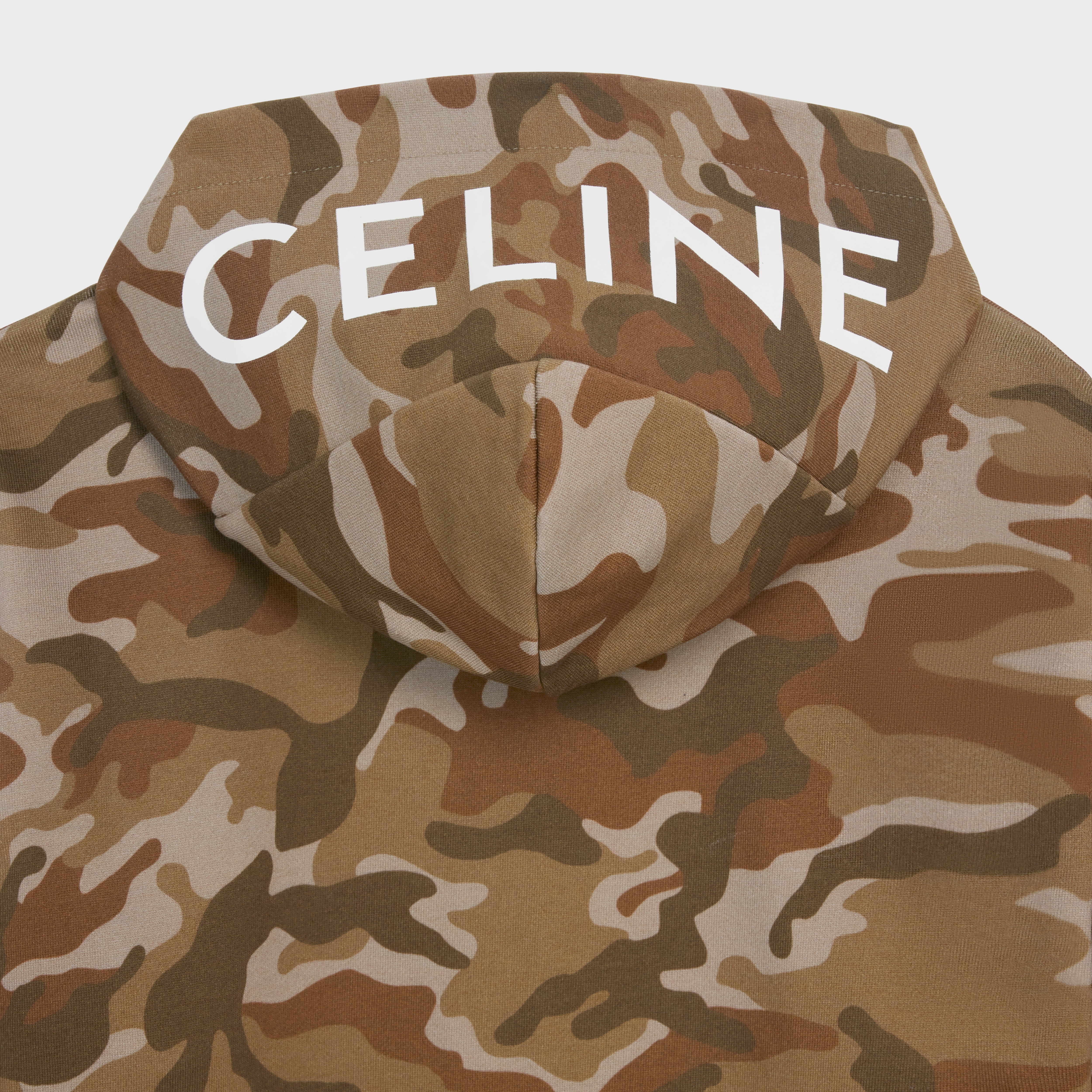 CELINE HOODIE IN COTTON FLEECE - 3