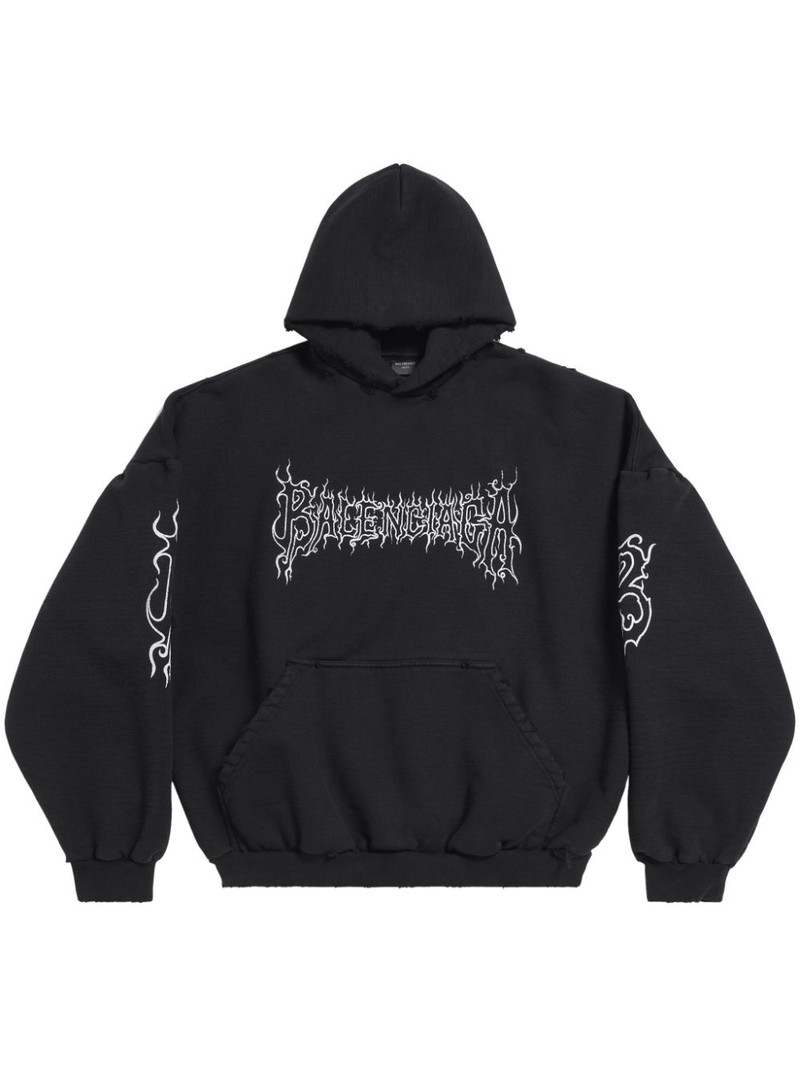 Darkwave logo-print hoodie 1