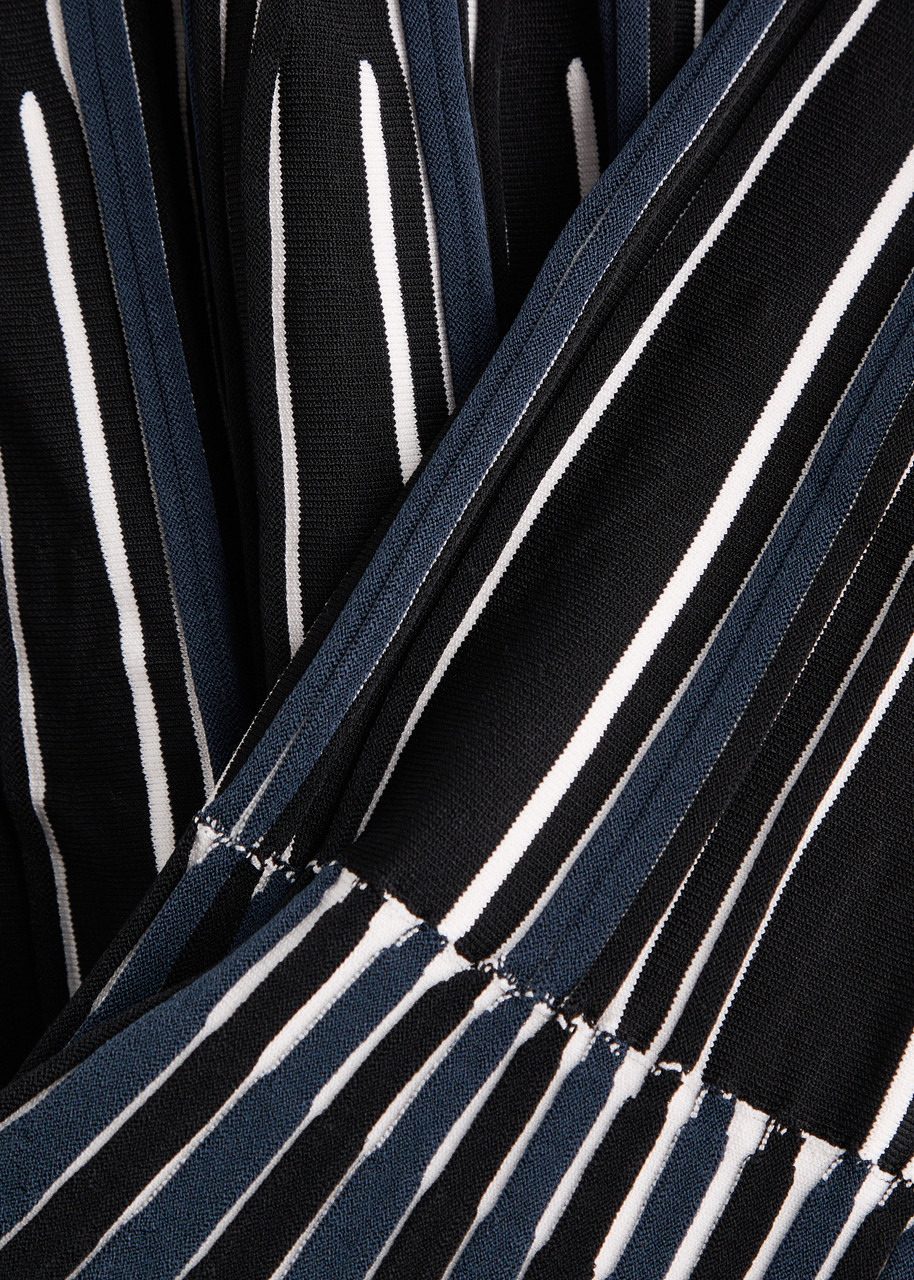 Simkhai Emerie Striped-intarsia Knitted Midi Skirt - 5