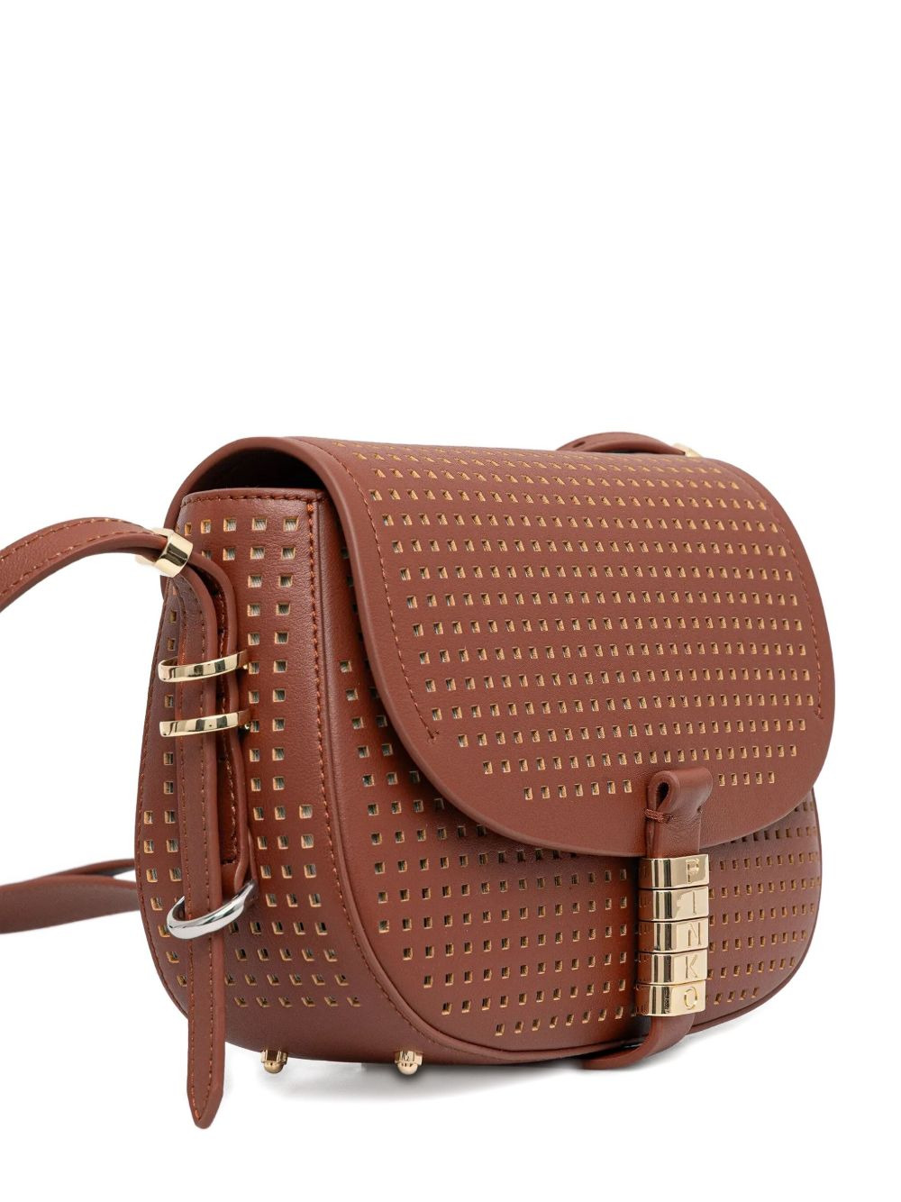 perforated flap-closure satchel - 2