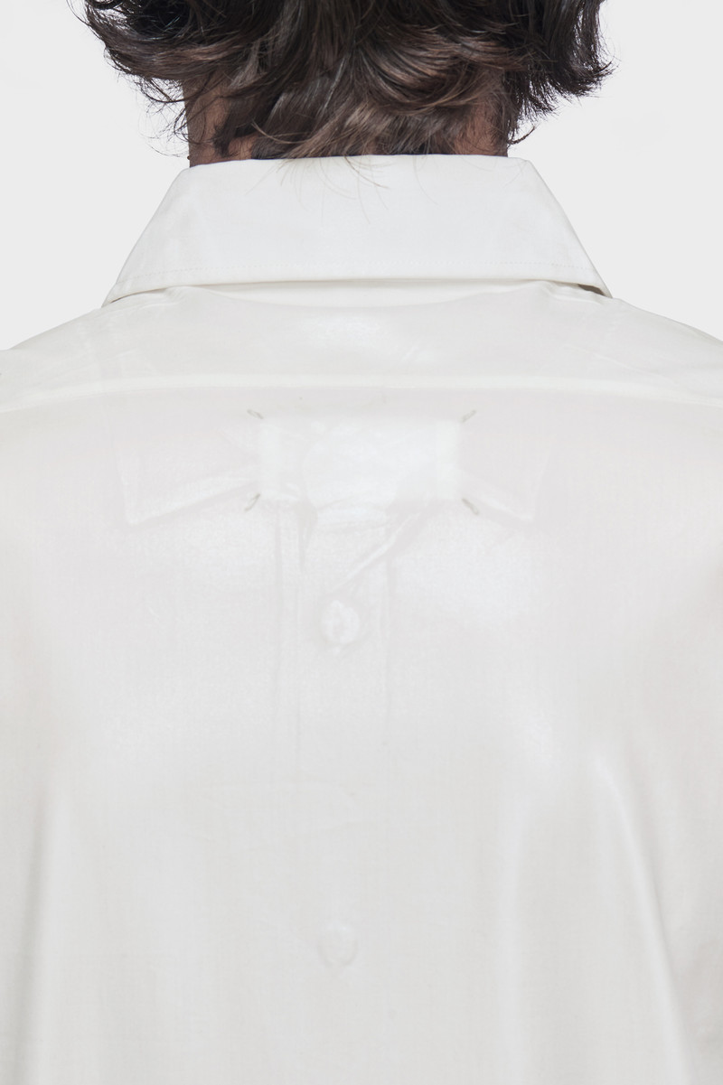 Foiled cotton poplin shirt 5