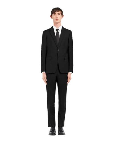 Prada Wool and mohair single-breasted suit outlook