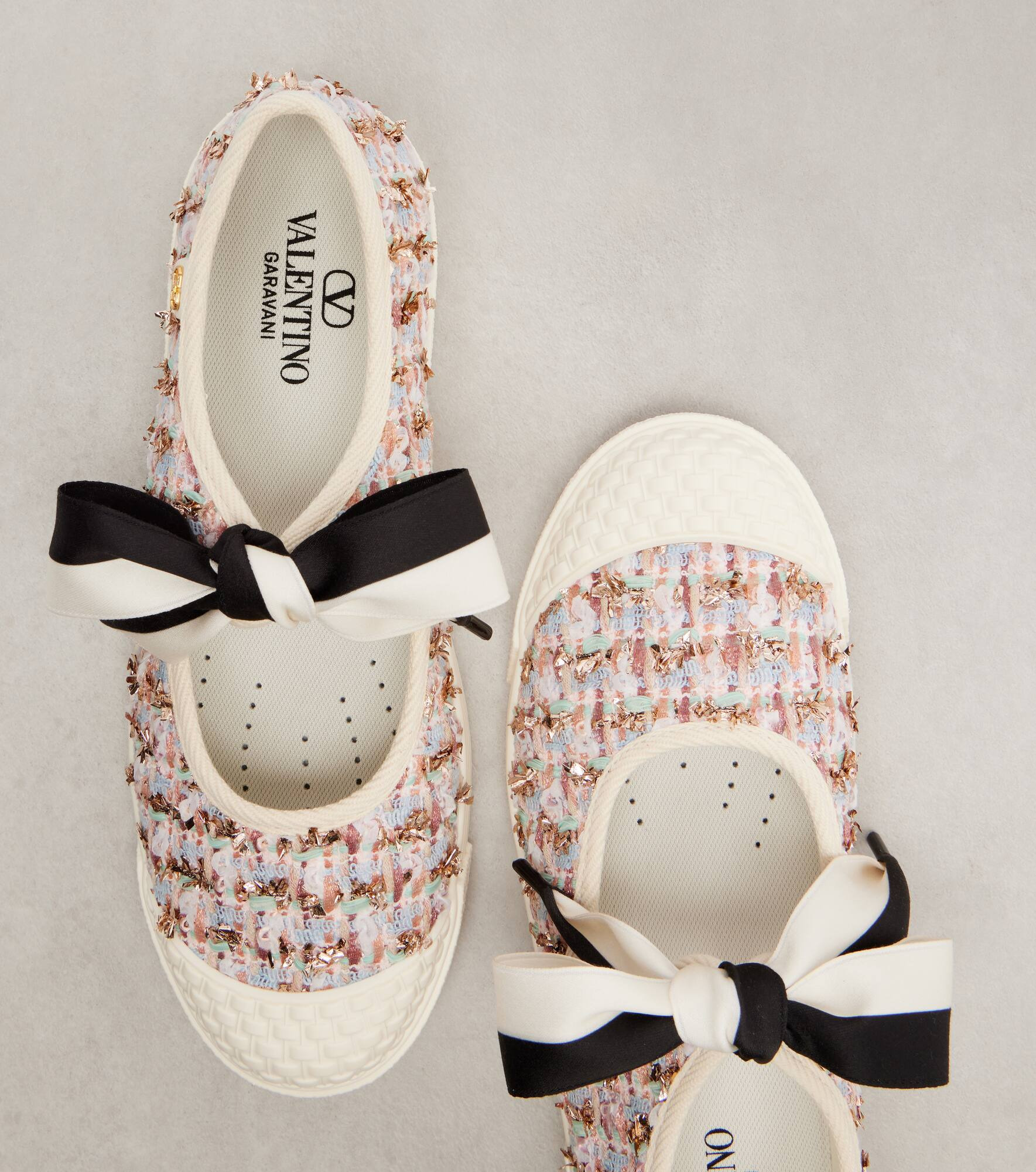 Bay By Bay checked tweed sneakers - 5