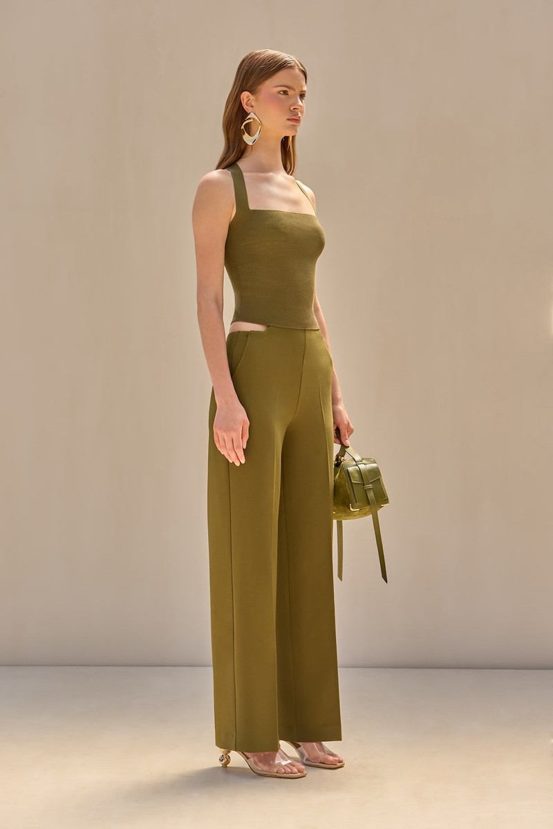 Cult Gaia CRAWFORD KNIT TOP outlook