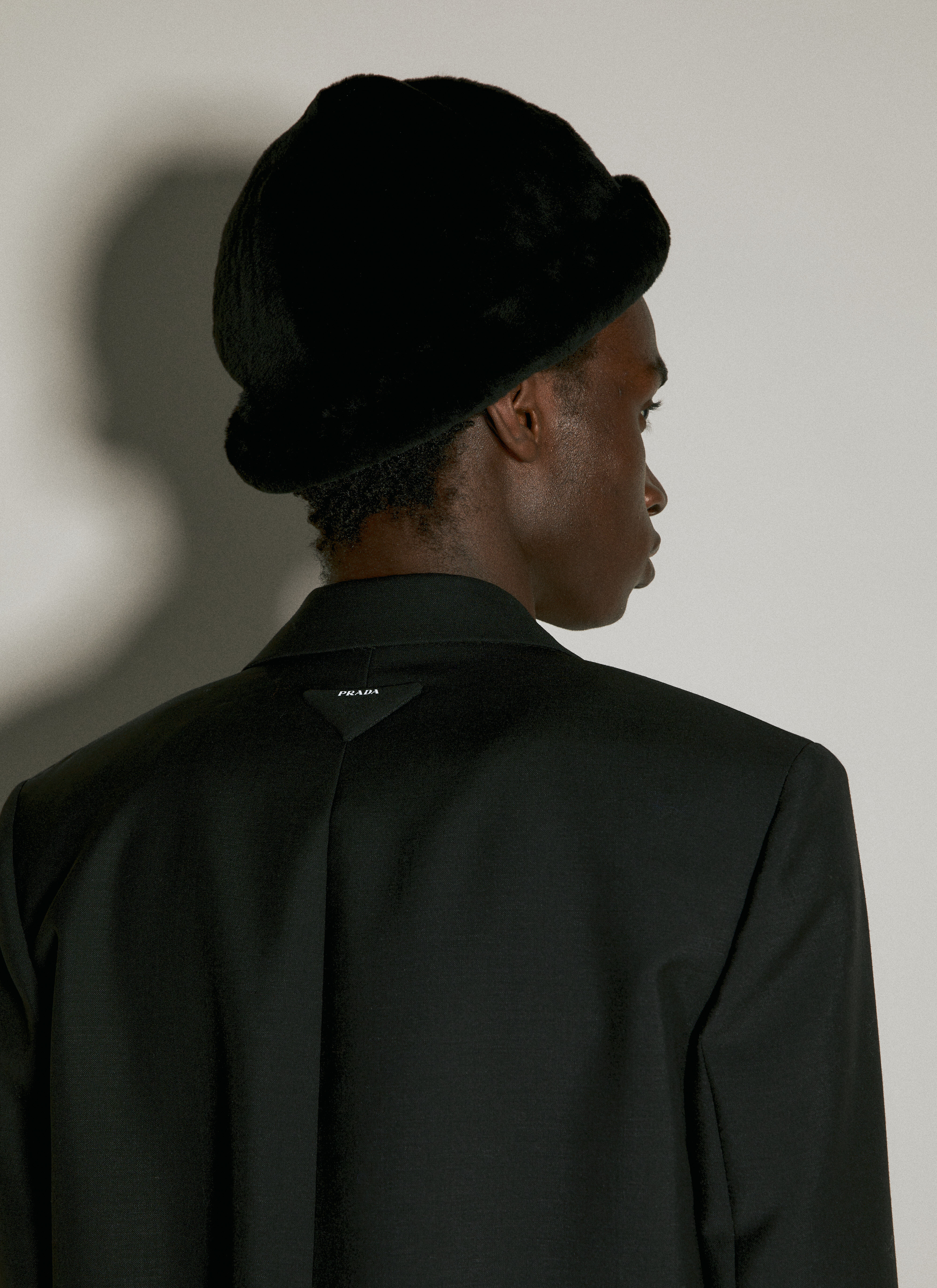 Logo Plaque Shearling Hat - 2