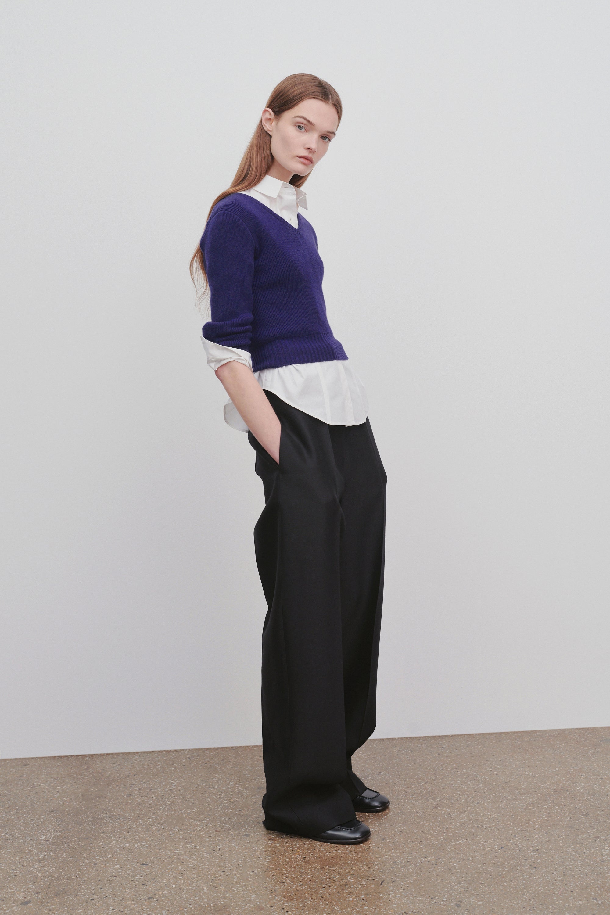 Gordon Pant in Wool and Silk - 5