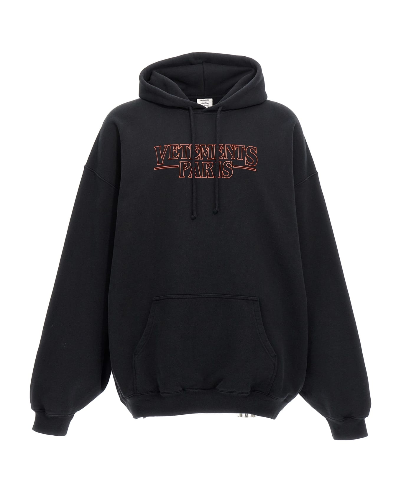 'vetements Paris Logo' Hoodie - 1